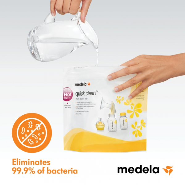 Σακουλακια αποστειρωσης Quickclean 5τεμ. Medela