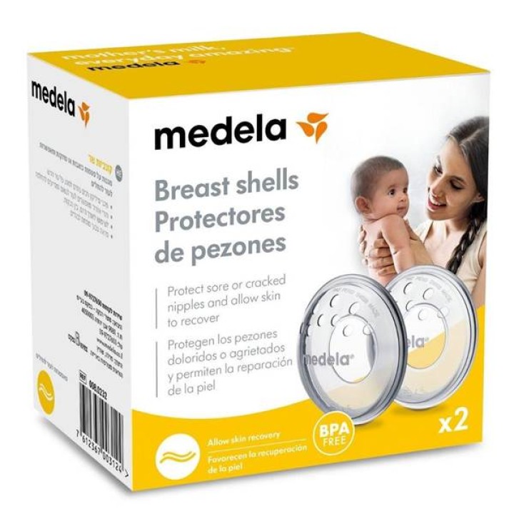 Προστατευτικα τραυματισμενων θηλων Breast shells Ζευγος Medela