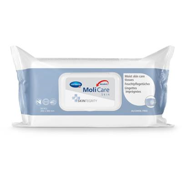 Μαντηλακια Καθαρισμου Υγρα MoliCare® Skin 50Tεμ.
