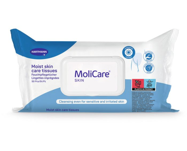 Μαντηλακια Καθαρισμου Υγρα MoliCare® Skin 50Tεμ.
