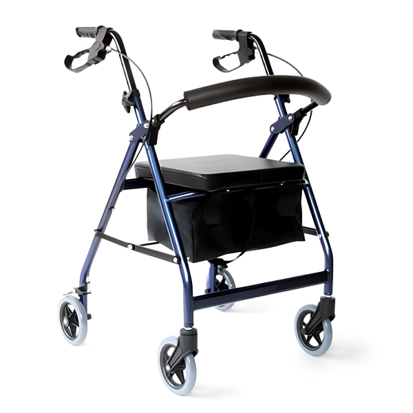 Περιπατητηρας τροχηλατος Rollator με φρενα 09-2-071