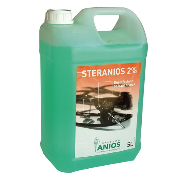 Υψηλου βαθμου απολυμαντικο ενδοσκοπικων εργαλειων με γλουταραλδεϋδη 2% Steranios 5Ltr.