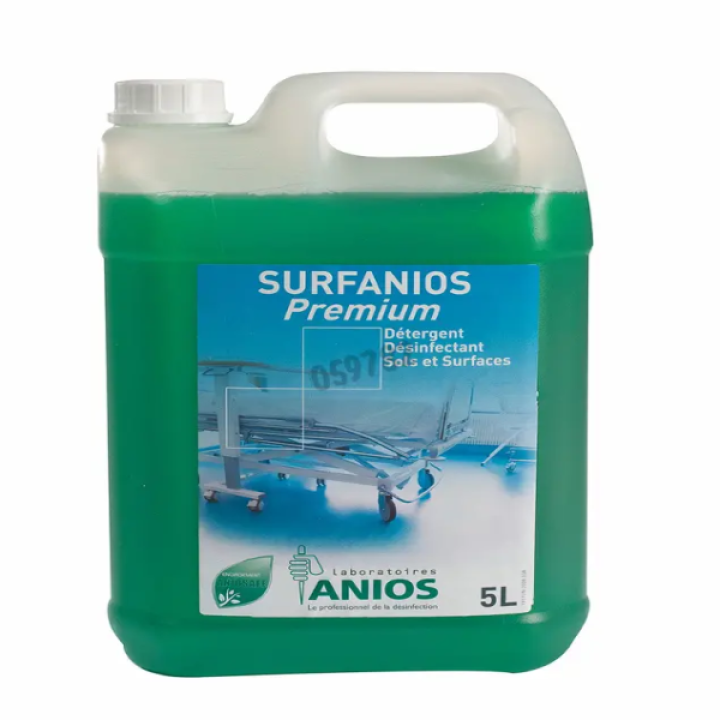 Απολυμαντικο Απορρυπαντικο Επιφανειωνι και ιατροτεχνολογικου εξοπλισμου Surfanios Premium 5lit